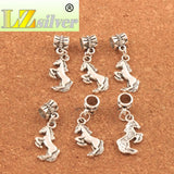 Energetic Horse Big Hole Beads Dangle European Bracelets 18Pcs