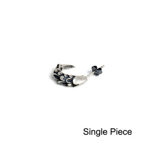 Eagle Claw 925 Silver Earrings Gothic Punk Stud Men Women Jewellery