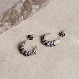 Eagle Claw 925 Silver Earrings Gothic Punk Stud Men Women Jewellery