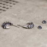 Eagle Claw 925 Silver Earrings Gothic Punk Stud Men Women Jewellery