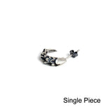 Eagle Claw 925 Silver Earrings Gothic Punk Stud Men Women Jewellery
