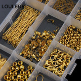 Earring Making Kit Hooks Caps Jump Rings Pins Wires Clasps DIY Jewelry Findings