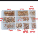 Earring Making Kit Hooks Caps Jump Rings Pins Wires Clasps DIY Jewelry Findings
