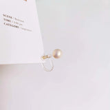 Adjustable Clear Transparent Ear Clip No Hole Earring Base Clips 6pcs