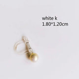Adjustable Clear Transparent Ear Clip No Hole Earring Base Clips 6pcs