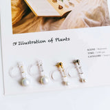 Adjustable Clear Transparent Ear Clip No Hole Earring Base Clips 6pcs