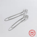 S925 Sterling Silver Ear Clip High-end Women's Earrings