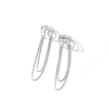 S925 Sterling Silver Ear Clip High-end Women's Earrings