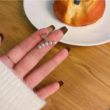 Pearl Round Single Row Ear Clips for Women - Fine Jewelry