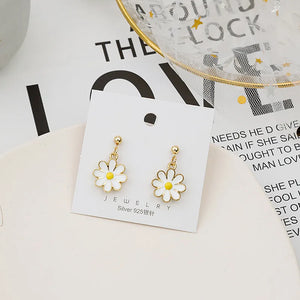 Flower Ear Clips - Non-Pierced Earrings for Women