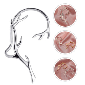 Elf Ear Cuff Branch Earrings Copper Silver Elven Fairy