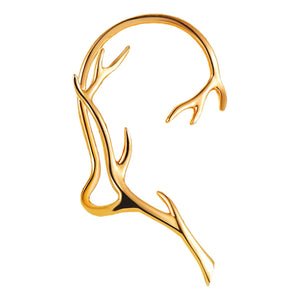 Elf Ear Cuff Branch Earrings Copper Silver Elven Fairy