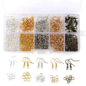 Ear Hooks Single Circle Earrings DIY Material Accessories Set