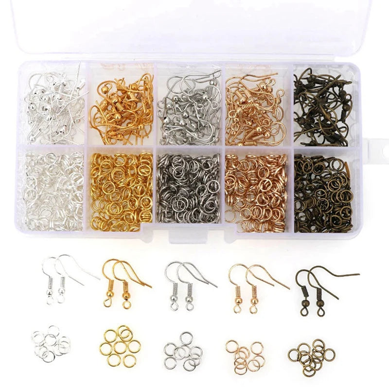 Ear Hooks Single Circle Earrings DIY Material Accessories Set