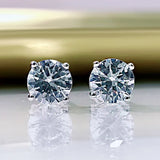 S925 Silver Ear Nail Mosan Drill Four Claw Ear Bone Nail