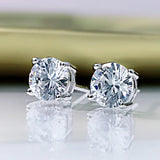 S925 Silver Ear Nail Mosan Drill Four Claw Ear Bone Nail
