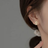Dollar Sign Earrings Money Stud Cartilage Nose Ring Jewelry Women