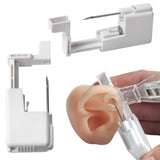 Stainless Steel Ear Piercing Gun Set with Disposable Eyebrow Nail Lip Piercing