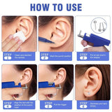 Stainless Steel Ear Piercing Gun with Crystal Stud Earring Set
