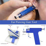 Stainless Steel Ear Piercing Gun with Crystal Stud Earring Set