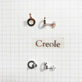 925 Silver Stud Earrings Circles Classic Gift