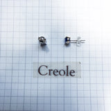 Colorful Stone Small Ear Stud Earrings 925 Sterling Silver Filigree Gift