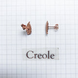 Feather Ear Stud Earrings 925 Sterling Silver Gift For Women Men