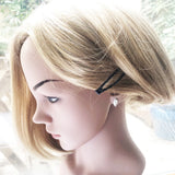 Feather Ear Stud Earrings 925 Sterling Silver Gift For Women Men