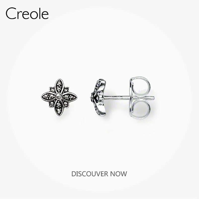 Ear Stud Earrings Marcasite Star 925 Sterling Silver Bohemia Boutique Queen Gift