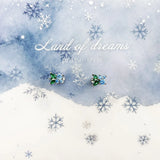 Blueberry 925 Sterling Silver Ear Studs - Sweet Gift for Girl