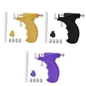 Ear Piercing Gun Set Self Earring Tool Kit