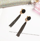 Hypoallergenic Long Tassel Ear Clip for Women