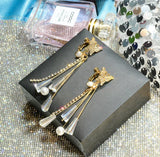 Hypoallergenic Long Tassel Ear Clip for Women