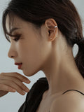Retro S925 Sterling Silver Ear Clip Chain for Women