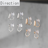 Silicone Ear Clip Converter for Pierced-Look Earrings