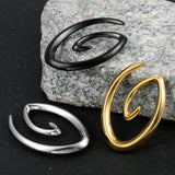 Earblity 2PCS Ear Hanger Weights Stainless Steel Ear Tunnels Gauges