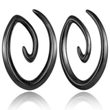 Earblity 2PCS Ear Hanger Weights Stainless Steel Ear Tunnels Gauges