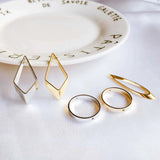 Alloy Metal Pendant Jewelry Finding Diy Material 6pcs