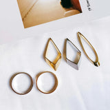 Alloy Metal Pendant Jewelry Finding Diy Material 6pcs