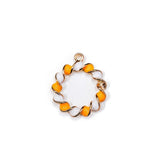 Eardrop Loop Circle Plated Pendant Necklace Earring Accessories Charms Jewelry F