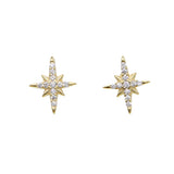 CZ Bar Stud Earrings 925 Silver Sparkling Bling Girls Jewelry