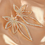 Zircon Wing Earrings Light Geometry Diamond Banquet Wedding Earrings