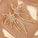 Zircon Wing Earrings Light Geometry Diamond Banquet Wedding Earrings