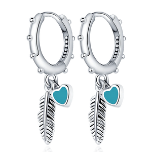 925 Silver Earrings Women Charm Wedding Party Jewelry Gift