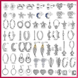 925 Silver Earrings Women Charm Wedding Party Jewelry Gift