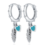 925 Silver Earrings Women Charm Wedding Party Jewelry Gift