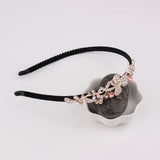Crystal Rhinestone Flower Leaf Headband Hair Accessories for Women