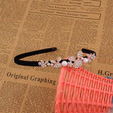 Rhinestone Flower Hairbands for Girls Bridal Party Hair Accessories