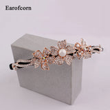 Rhinestone Flower Hairbands for Girls Bridal Party Hair Accessories