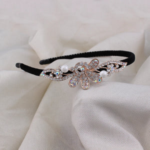 Rhinestone Flower Hairbands for Girls Bridal Party Hair Accessories